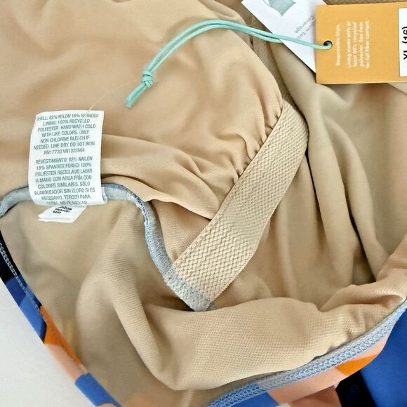 Kona Sol Twist Front Floral Print Shirred Med Coverage One Piece Swimsuit NEW! - Picture 12 of 16